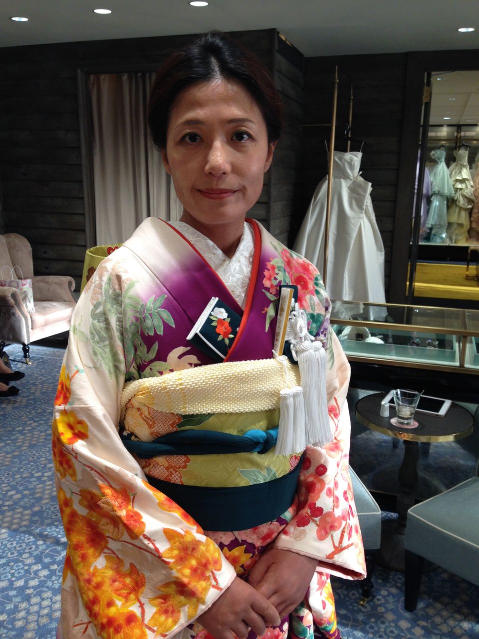 配色が絶妙！固定概念が変わった引き振袖