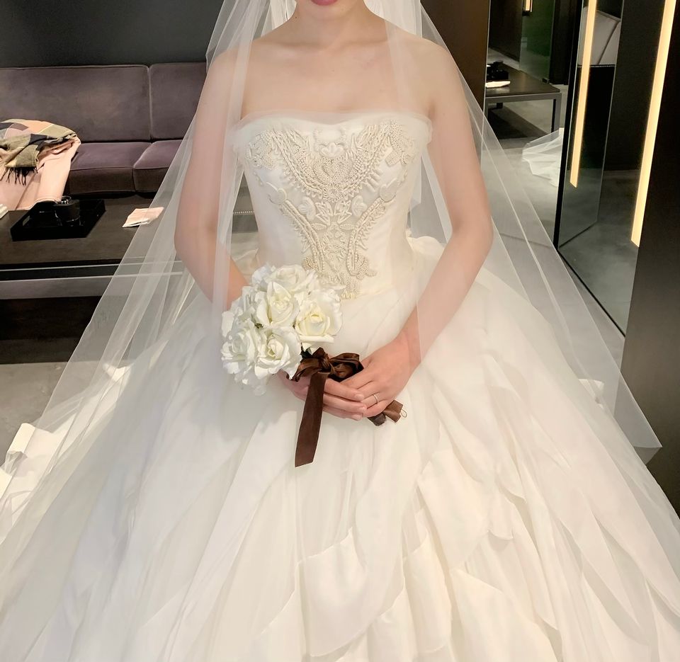 VERAWANG リーゼル。✔︎胸のインド刺繍が可愛すぎる ✔︎パニエ