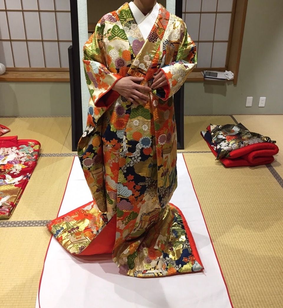 ゴージャスな色打掛！