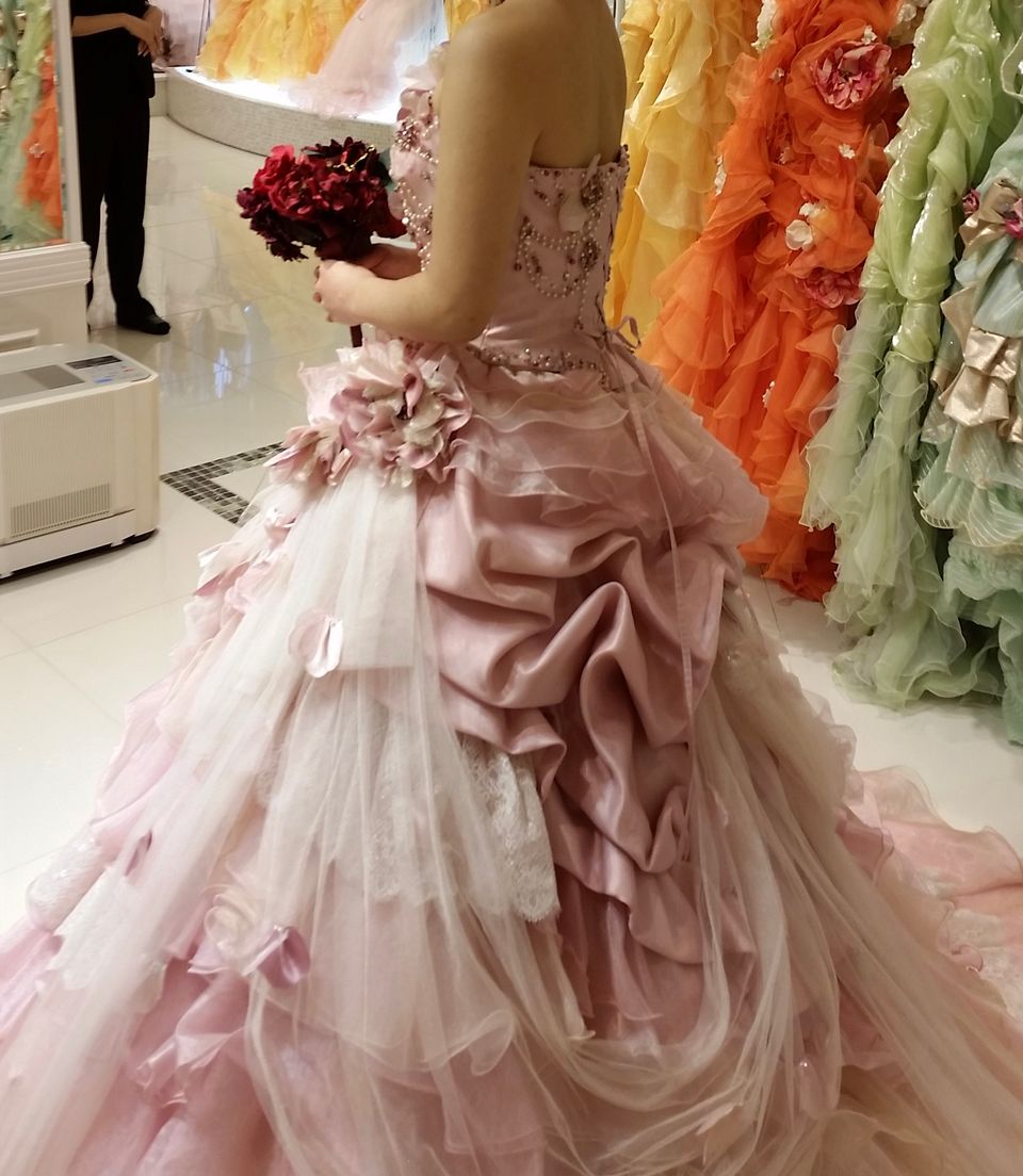 憧れのプリンセスピンクドレス