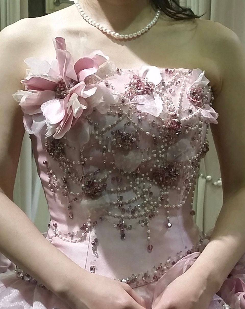 憧れのプリンセスピンクドレス