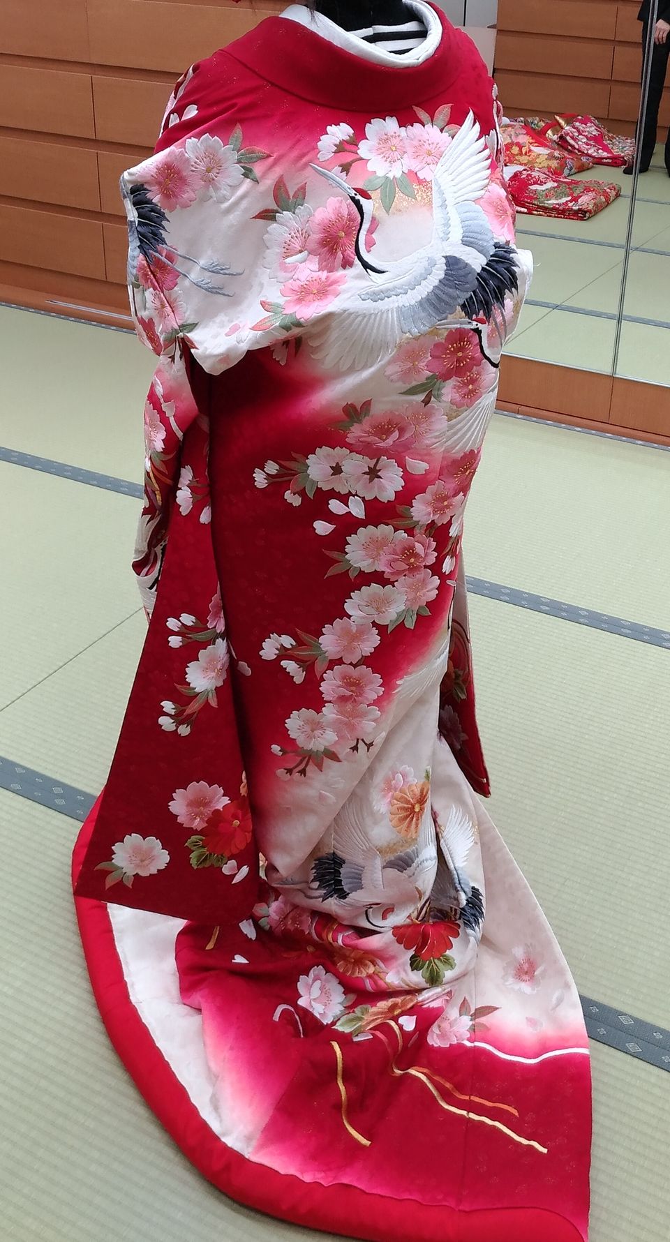 紅白の色打掛