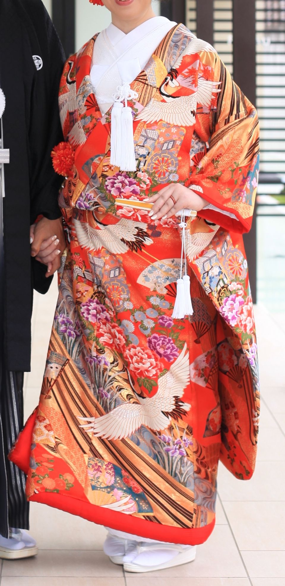 和装がしたいという妻が選びました。