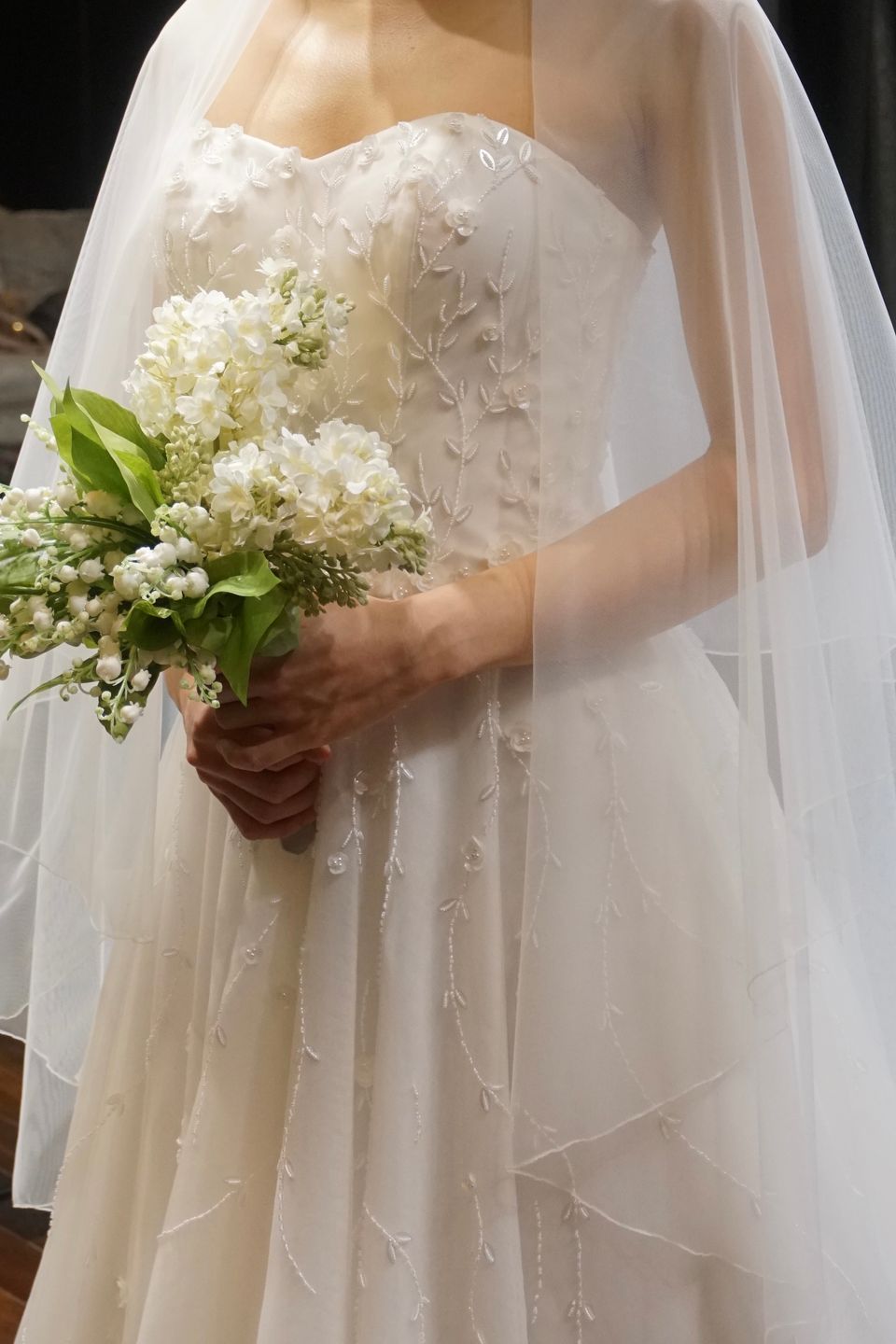 装飾が可愛らしいドレス