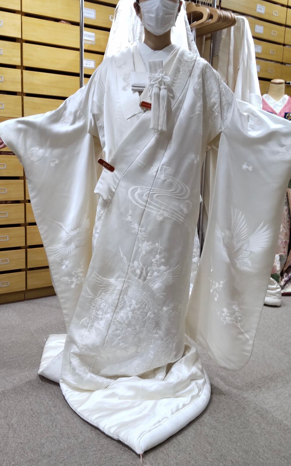 上品さと可愛らしさのある白無垢