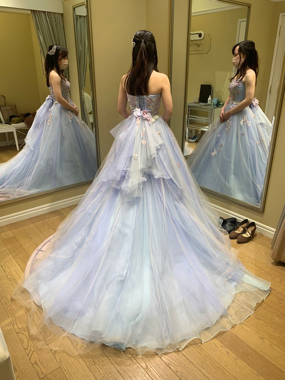 可愛いお花ドレス