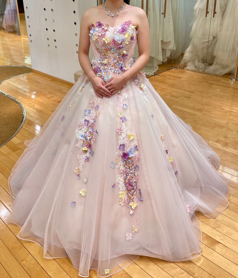 yumi katsuraのピンクドレス