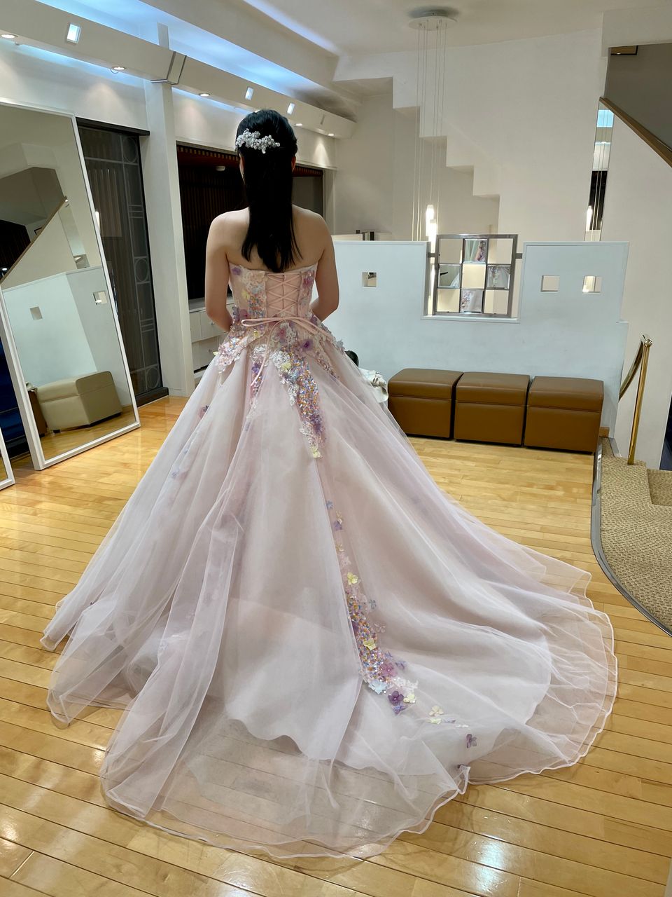 yumi katsuraのピンクドレス