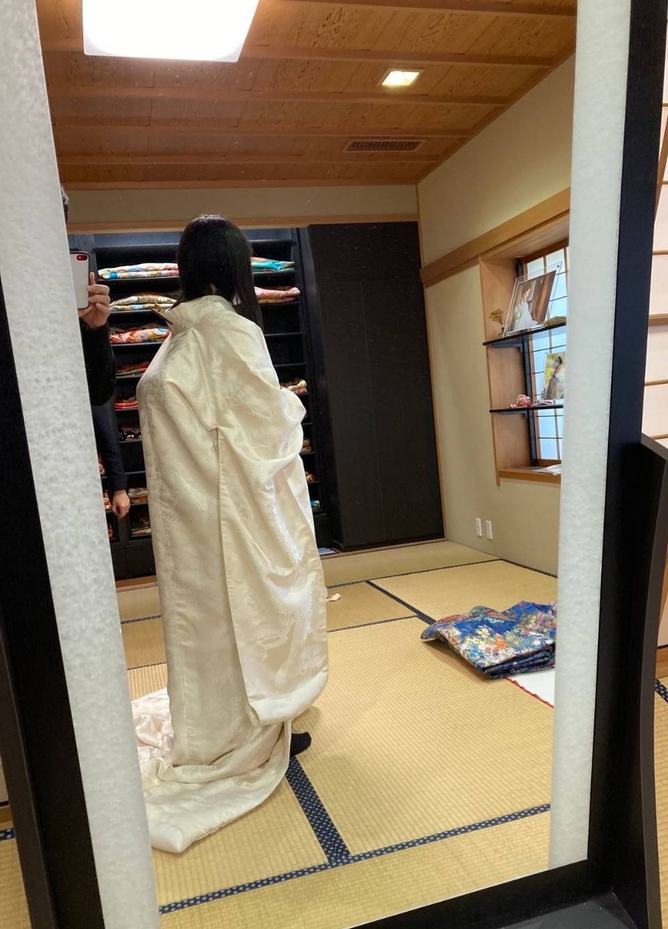 シンプルな白無垢です。