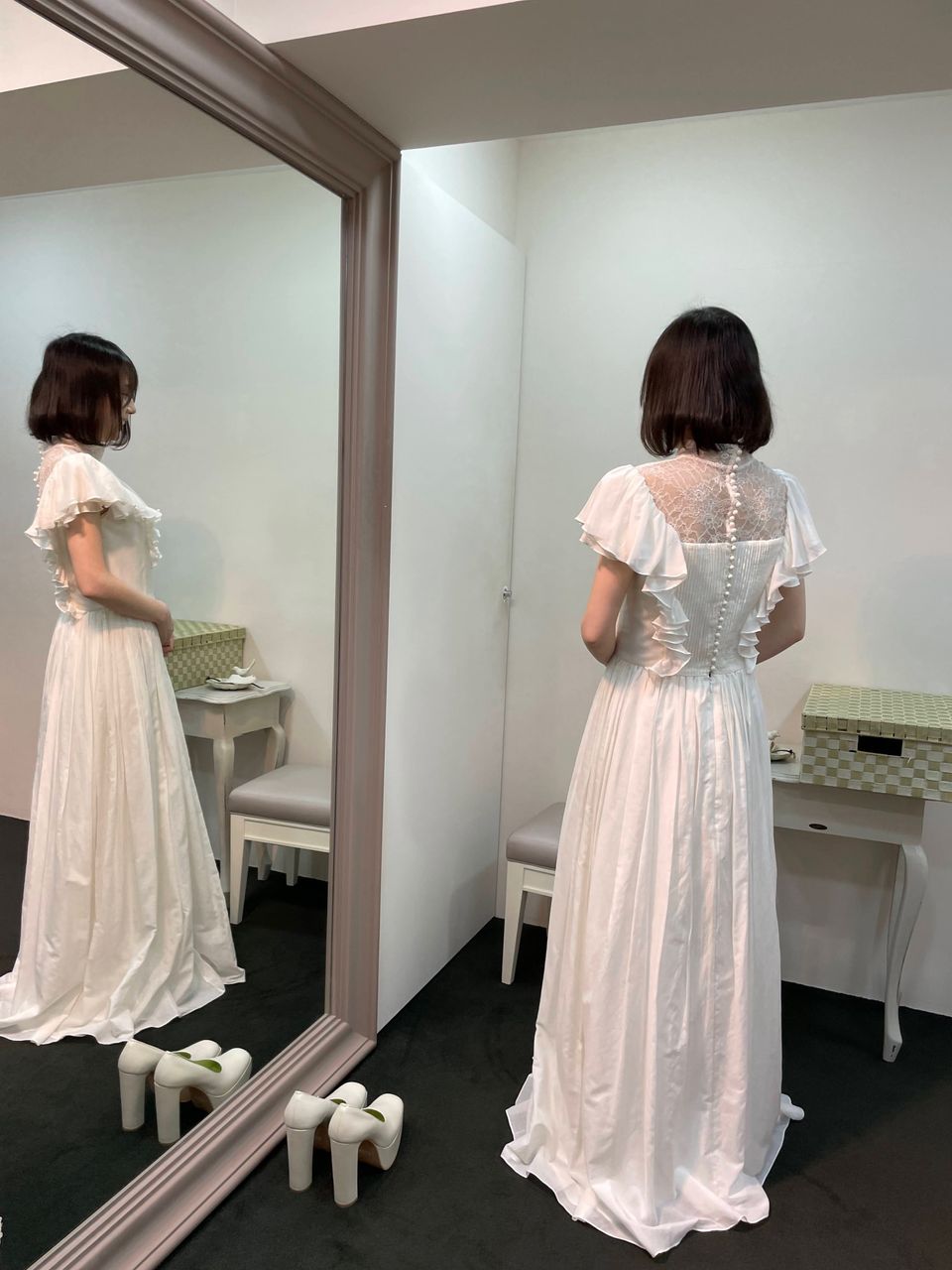 ナチュラルな可愛さがたまらないウェディングドレス