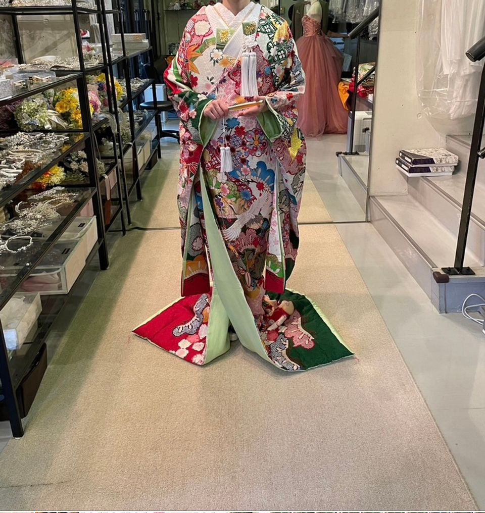 友禅の色打掛