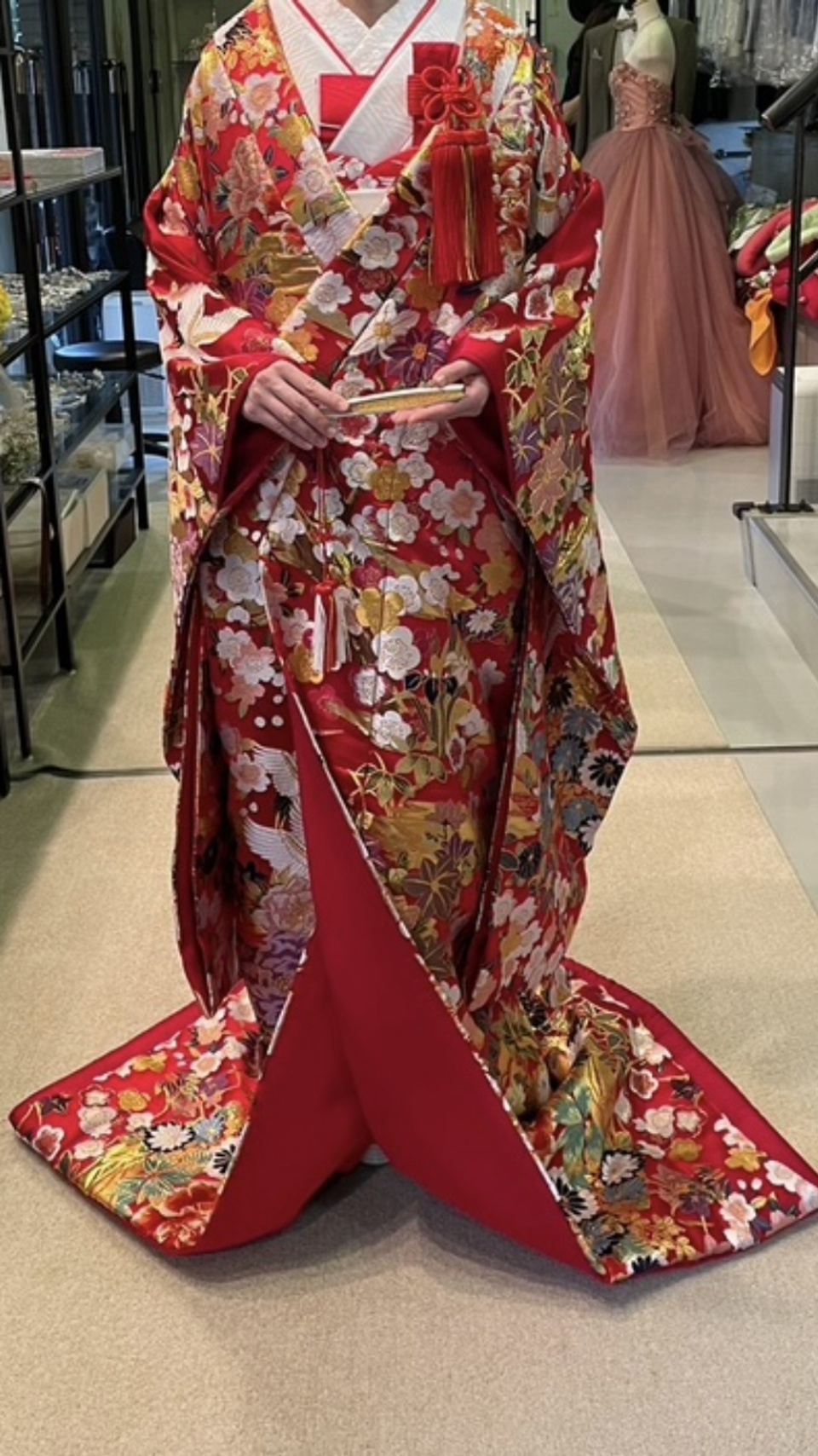 華やかなお着物
