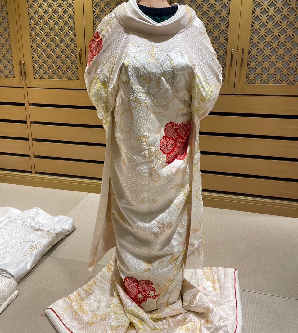 ゴージャスな白無垢