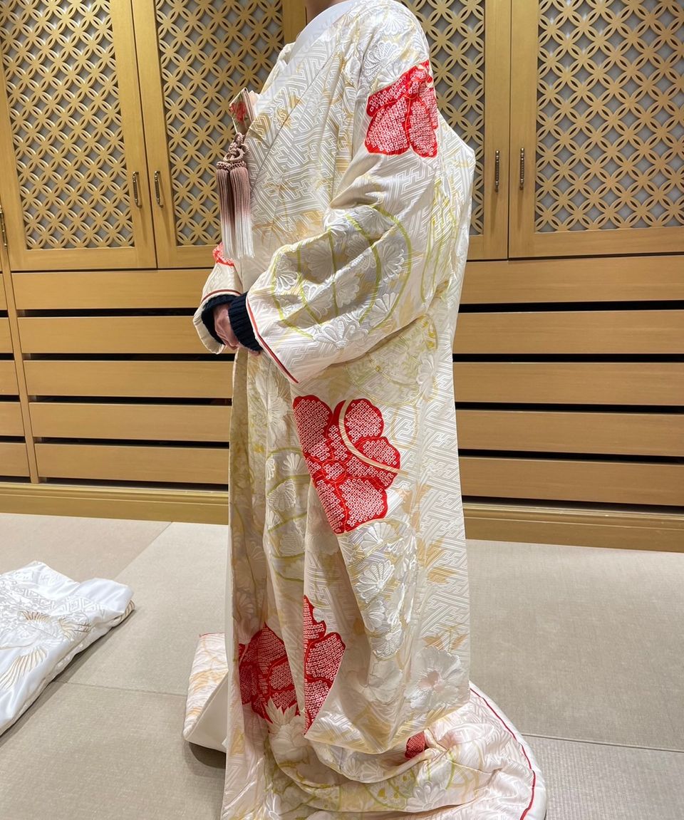 ゴージャスな白無垢