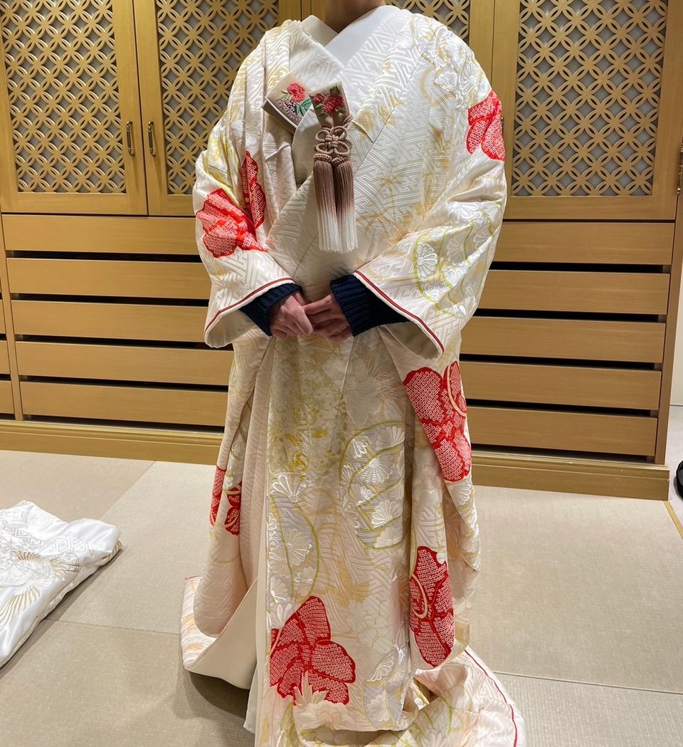 ゴージャスな白無垢