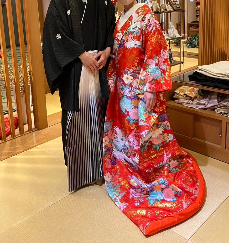 レトロな雰囲気がある色打掛