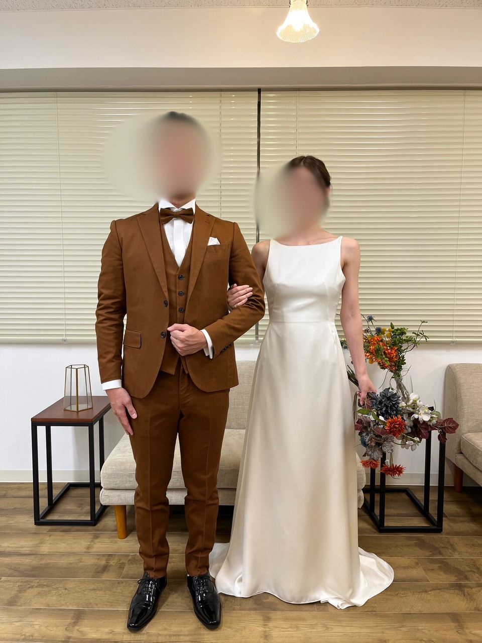 シンプルなドレス