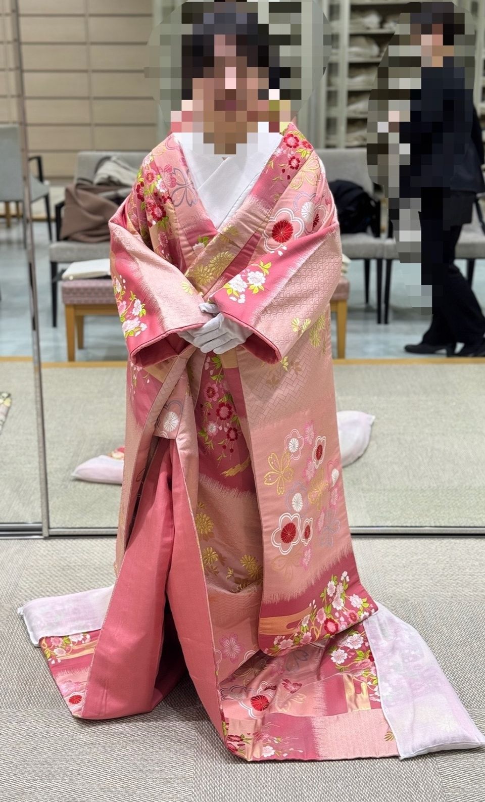 おちついた印象の色打掛