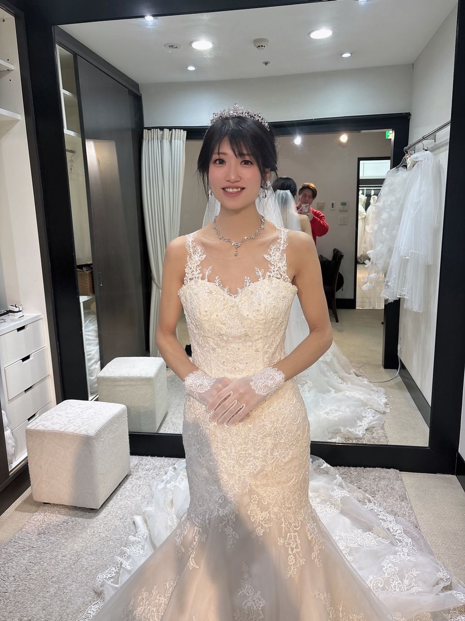 スタイルが良く見えるマーメイドドレス