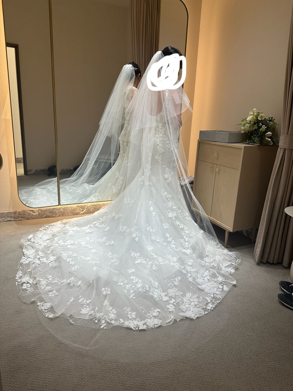 綺麗なマーメイドドレス