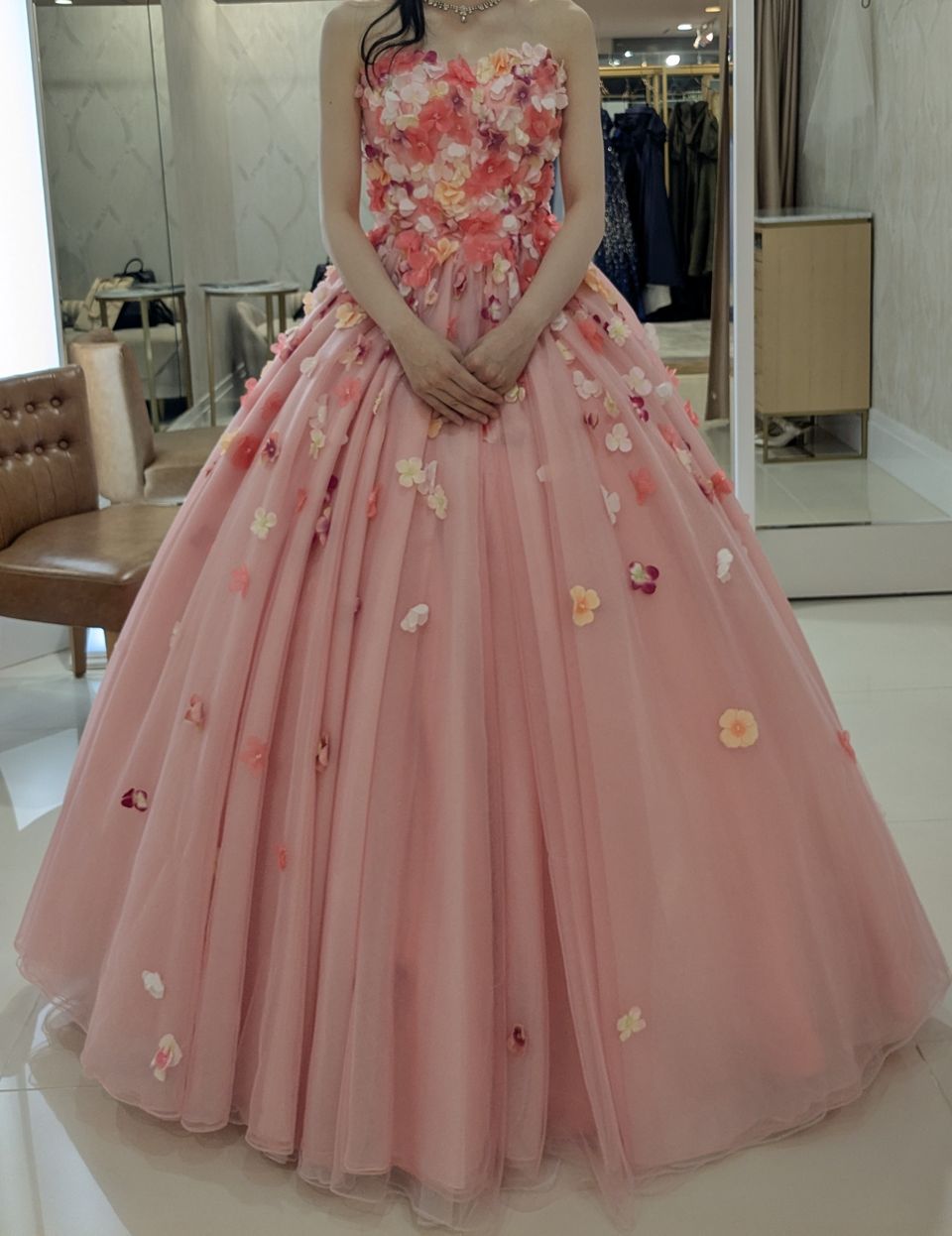 キュートなお花のドレス