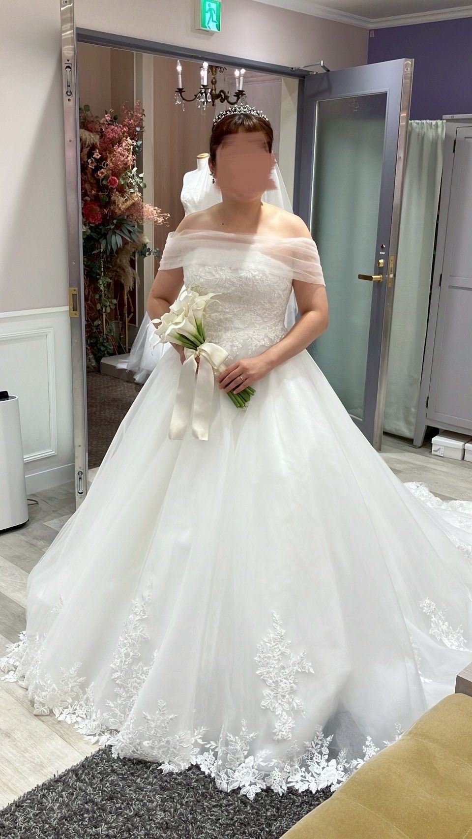 ふんわりしたキュートなドレス