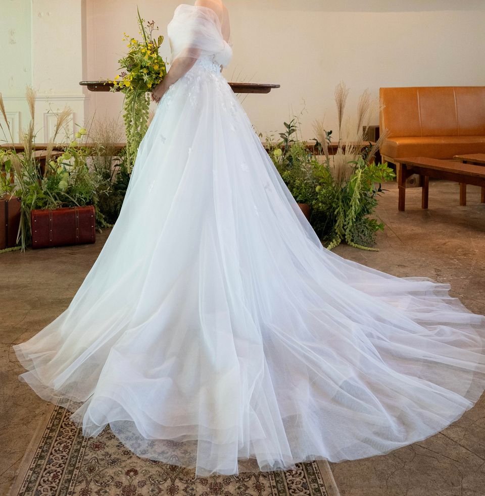 ふわふわのフラードレス