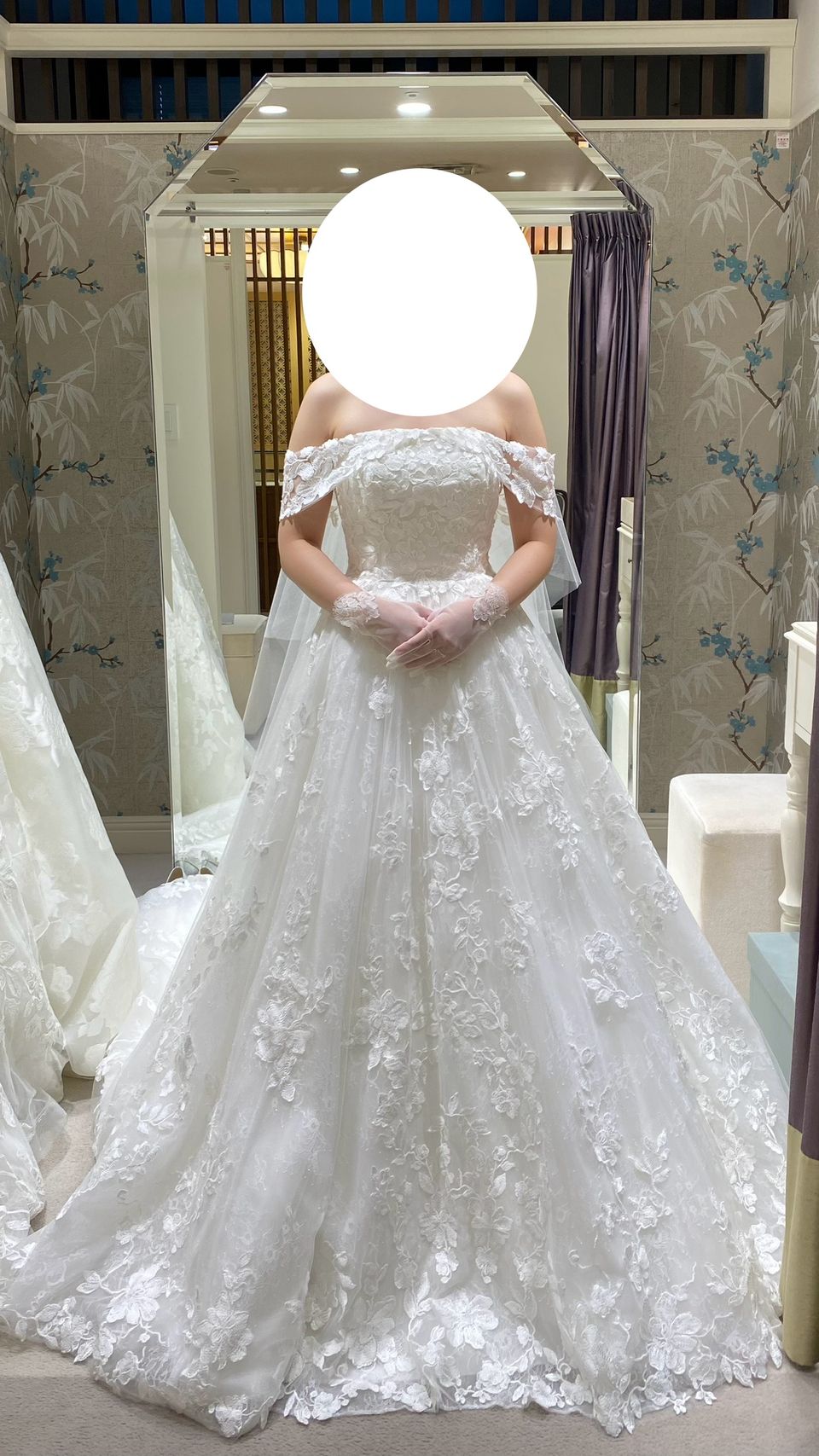 王道のウェディングドレス