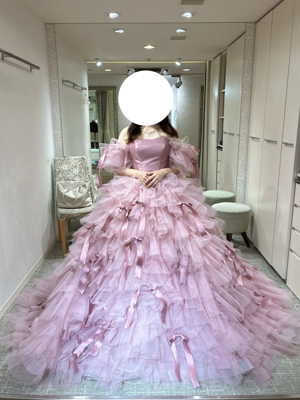 かわいいが詰まったピンクドレス!