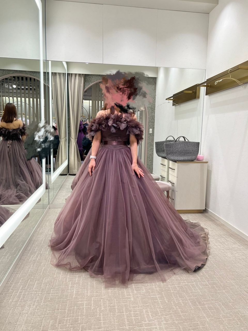 胸元のチュールがかわいい。|衣装口コミ・評判｜Amerri closet(アメリ