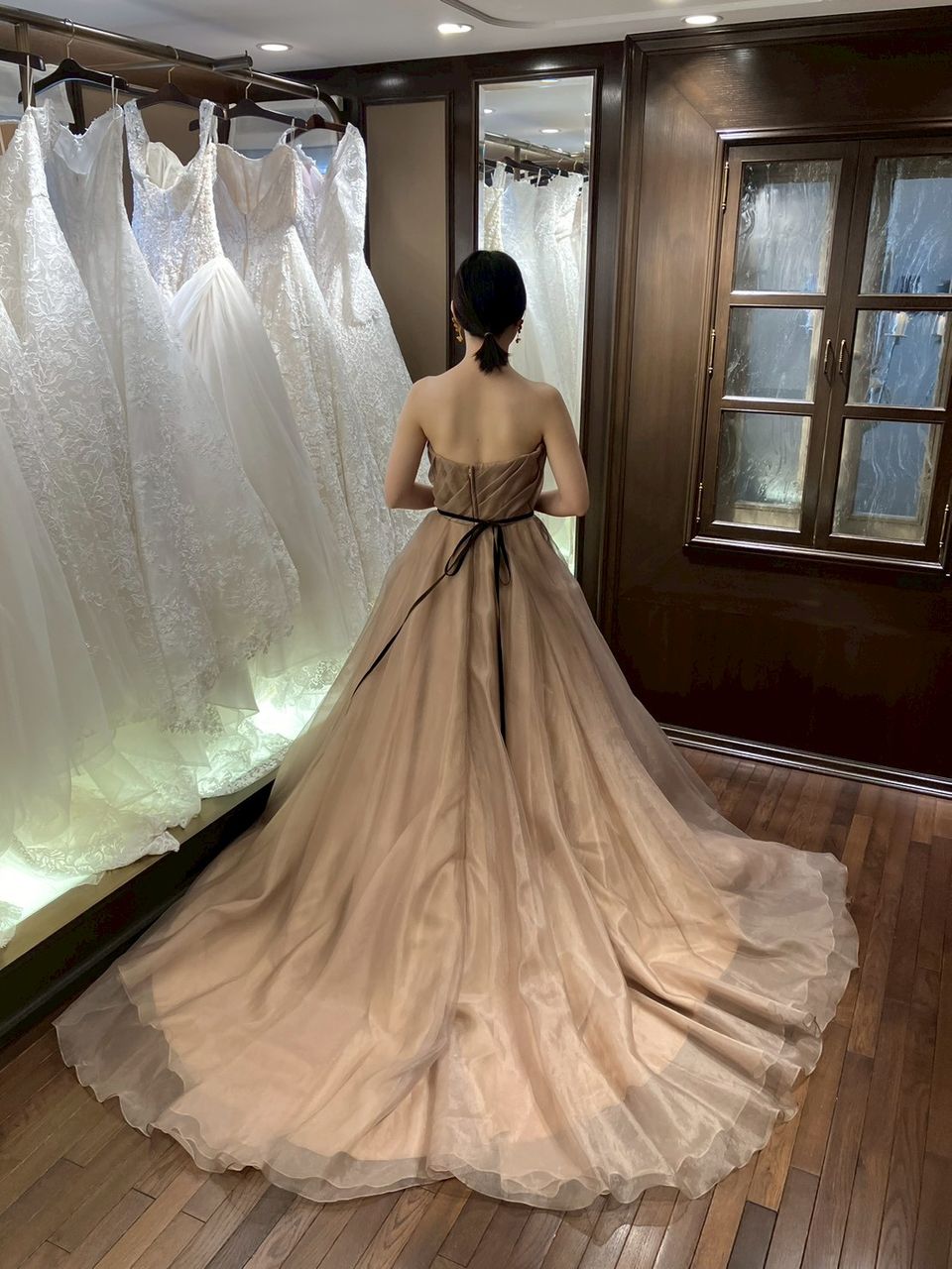 落ち着いた色だけど、ふわふわ感が可愛い