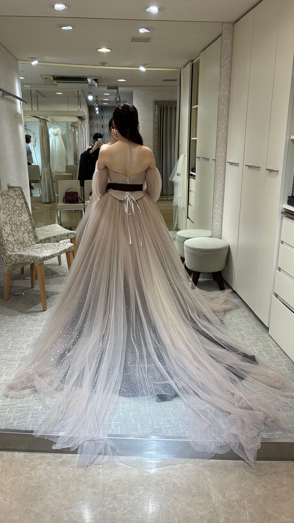 キラキラ光るオシャレさんドレス