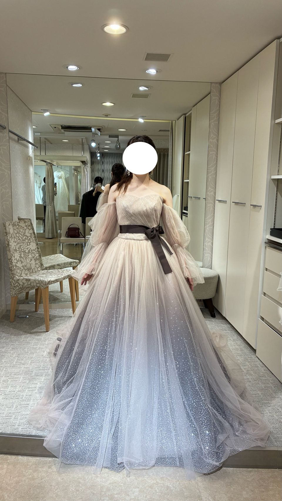 キラキラ光るオシャレさんドレス