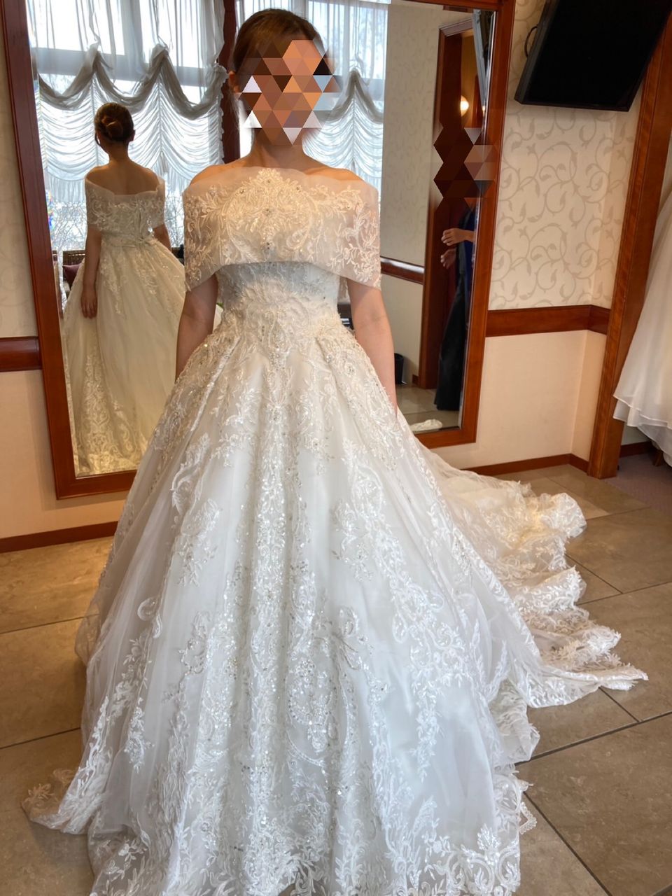 キラキラ王道ドレス。