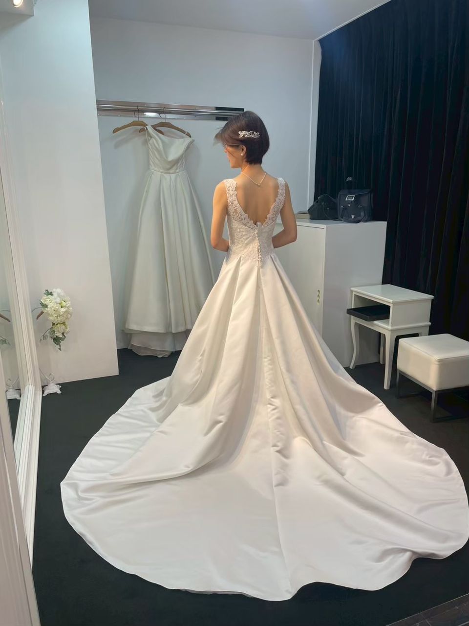 上半身のレースが可愛い