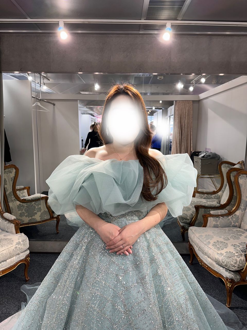 ふわきらグリーンドレス