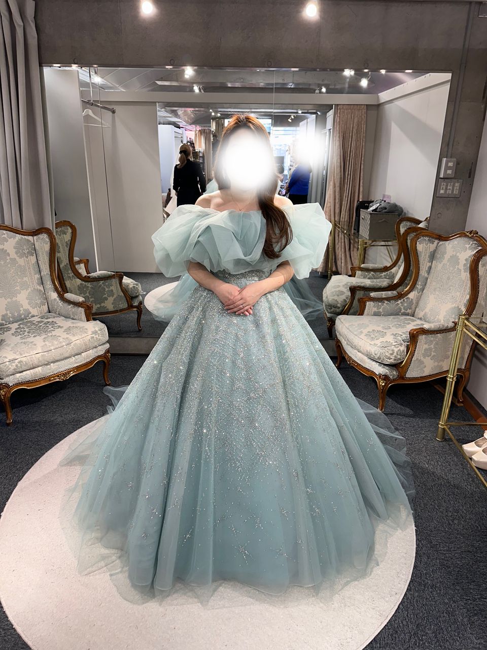 ふわきらグリーンドレス