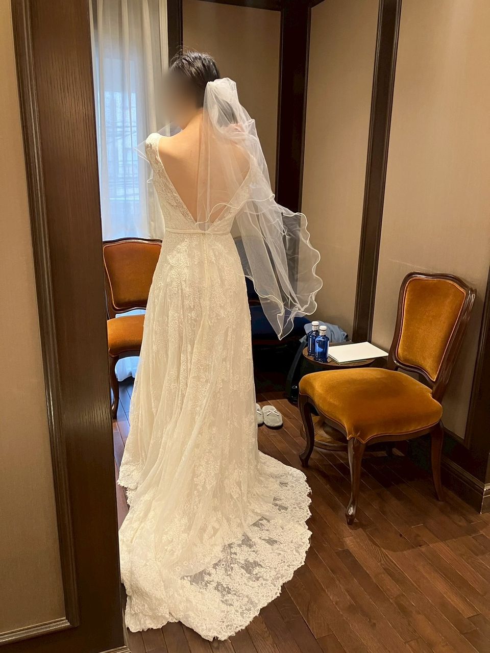 刺繍が素敵 クラシカルな雰囲気