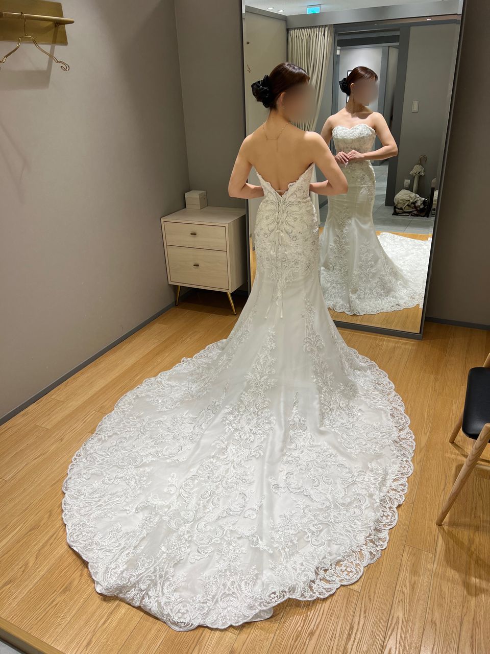 華やかなマーメイドドレス