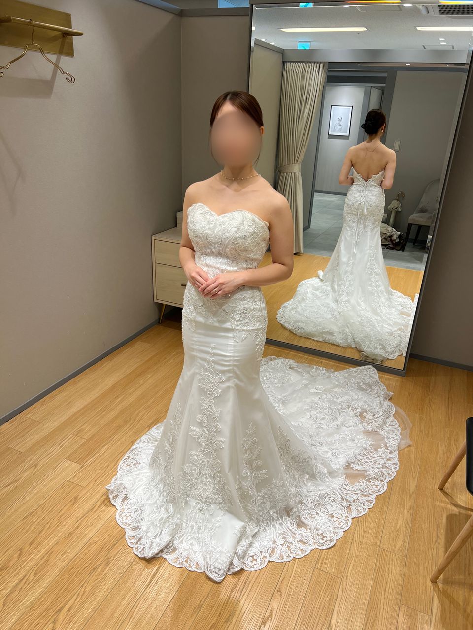 華やかなマーメイドドレス