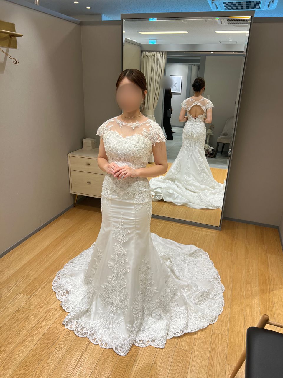 華やかなマーメイドドレス