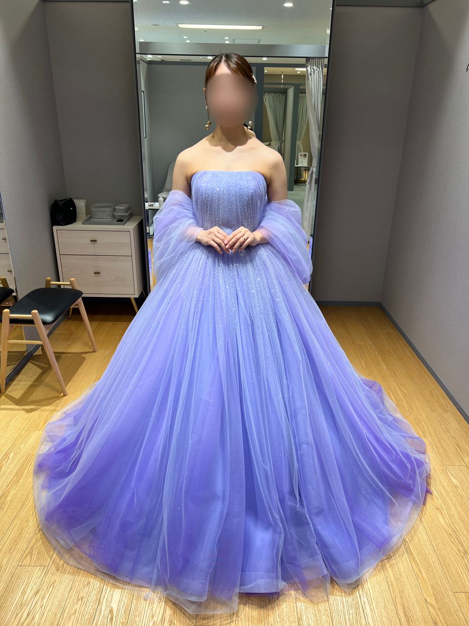 妖精のようなグラデーションドレス
