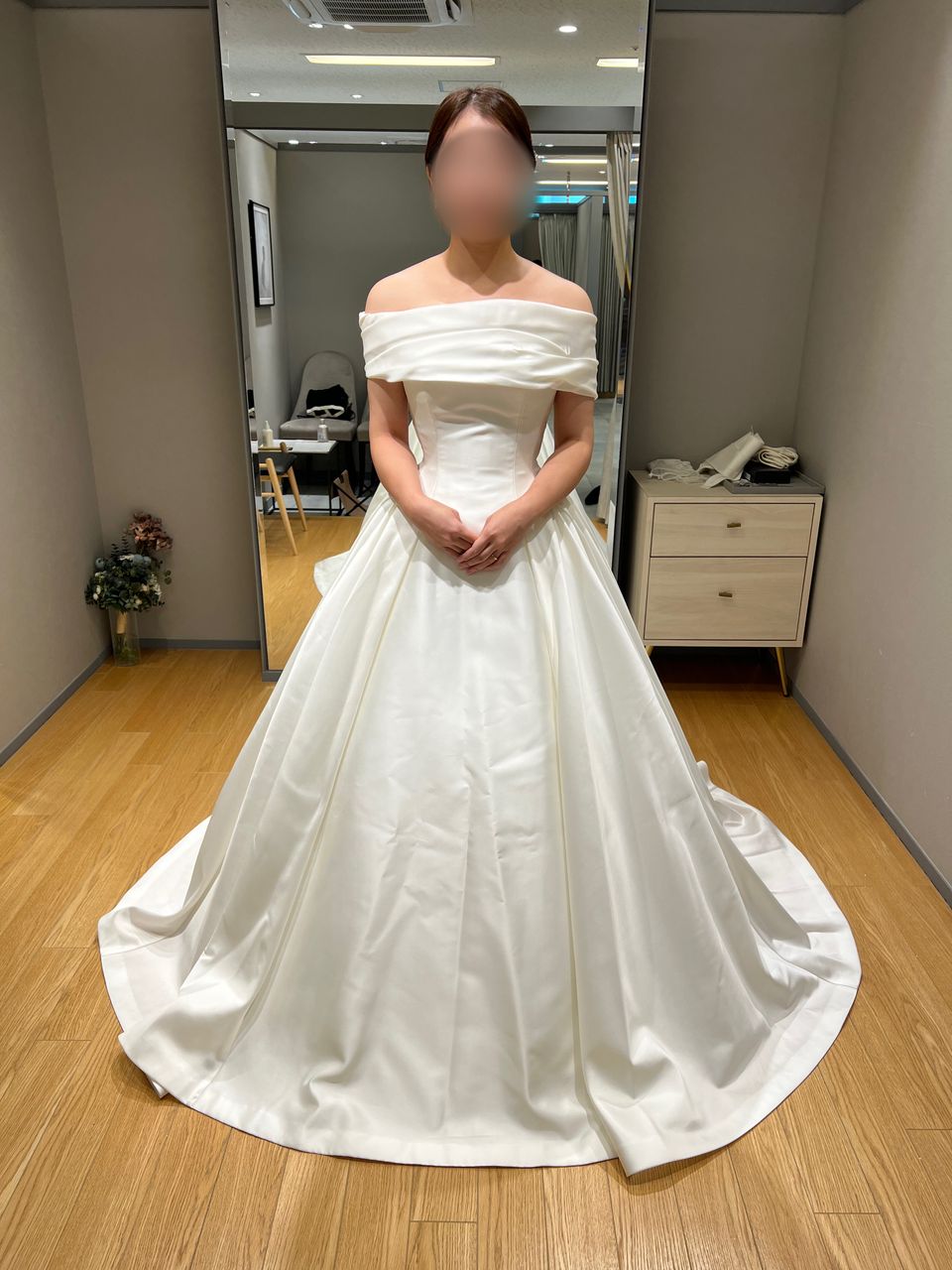 3wayロールカラードレス