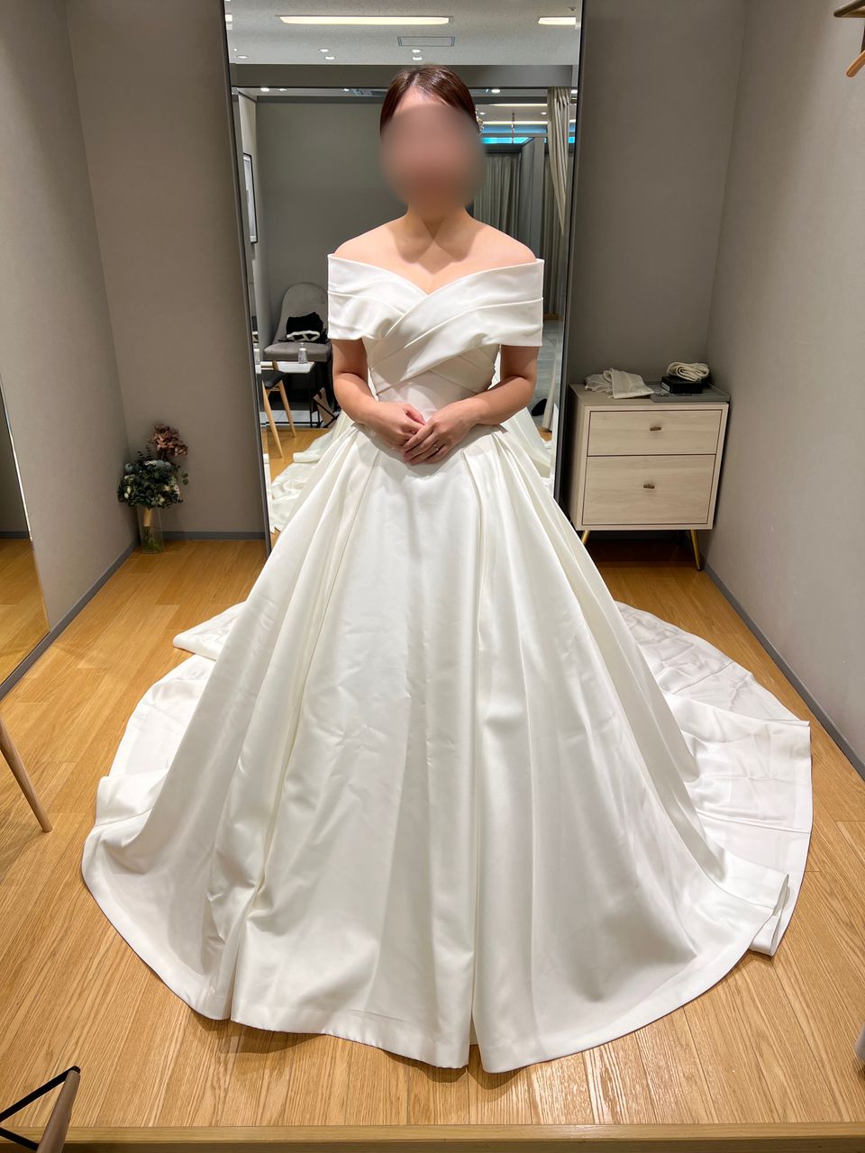 3wayロールカラードレス