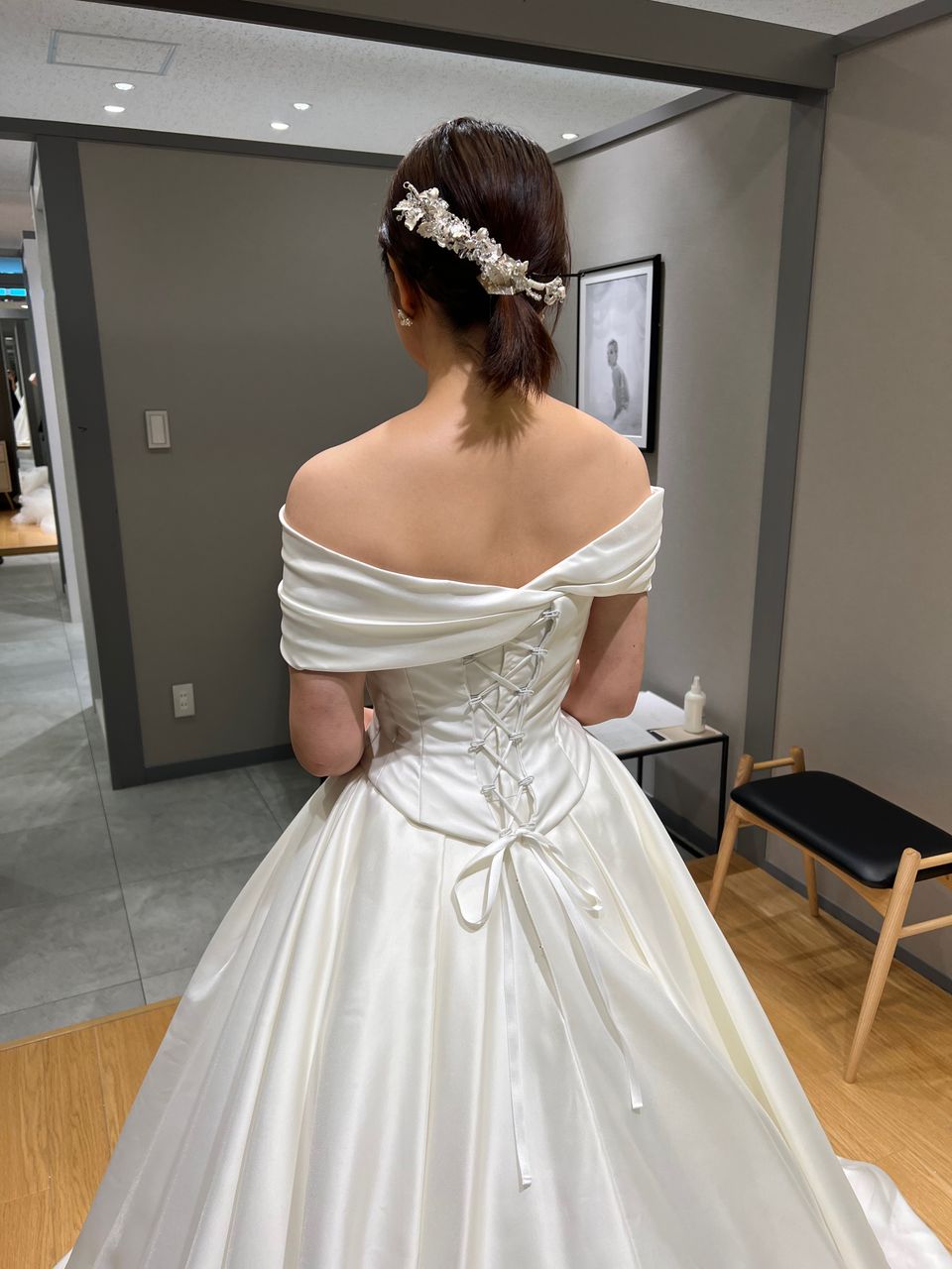 3wayロールカラードレス