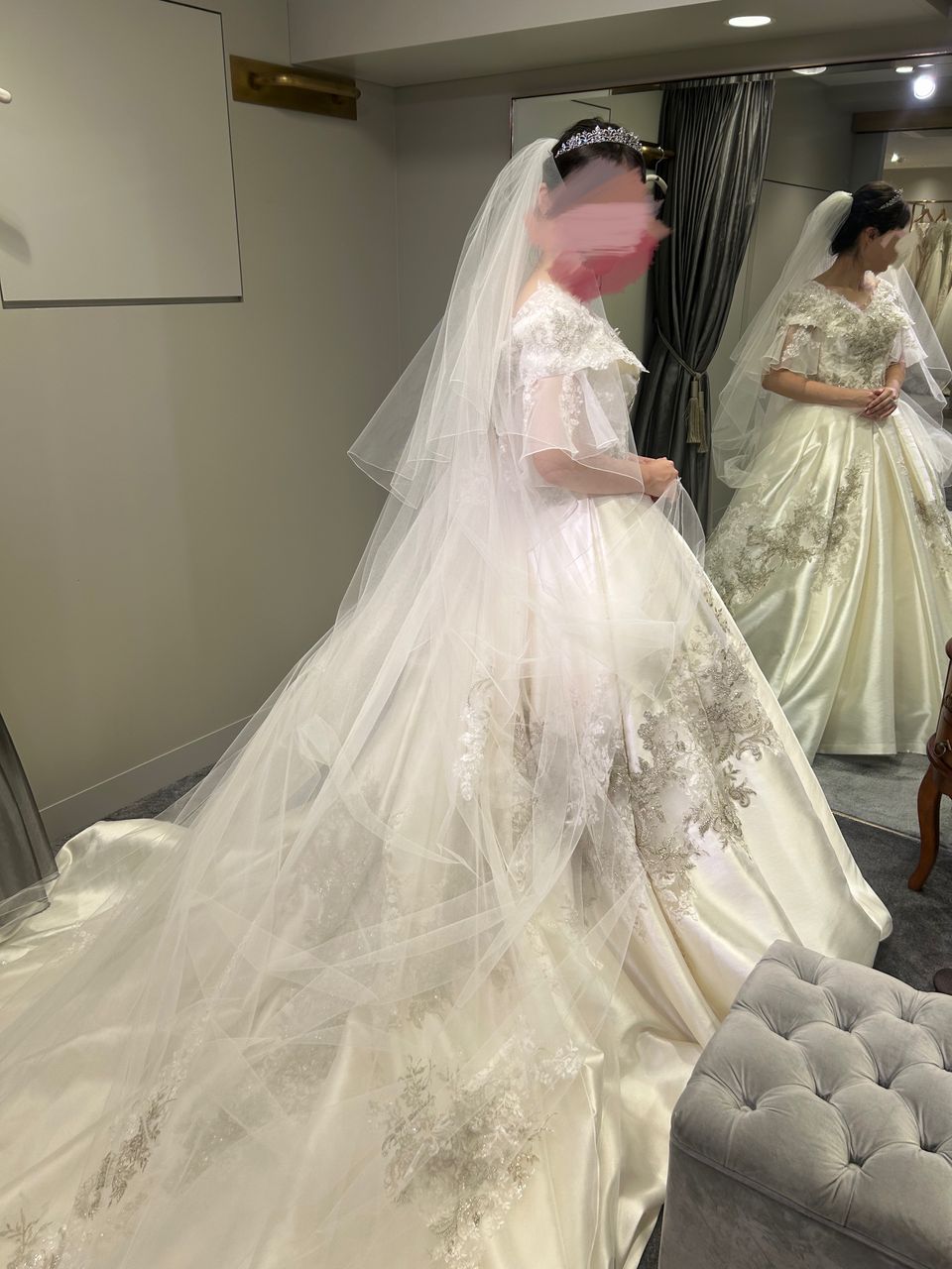 ユミカツラ新作のリアルプリンセスなドレス