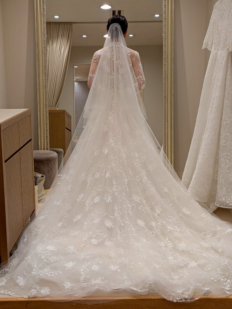 柔らかい雰囲気のドレス