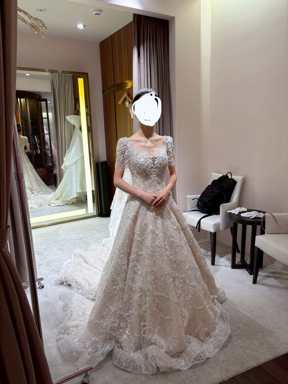 抜け感のある韓国ドレス